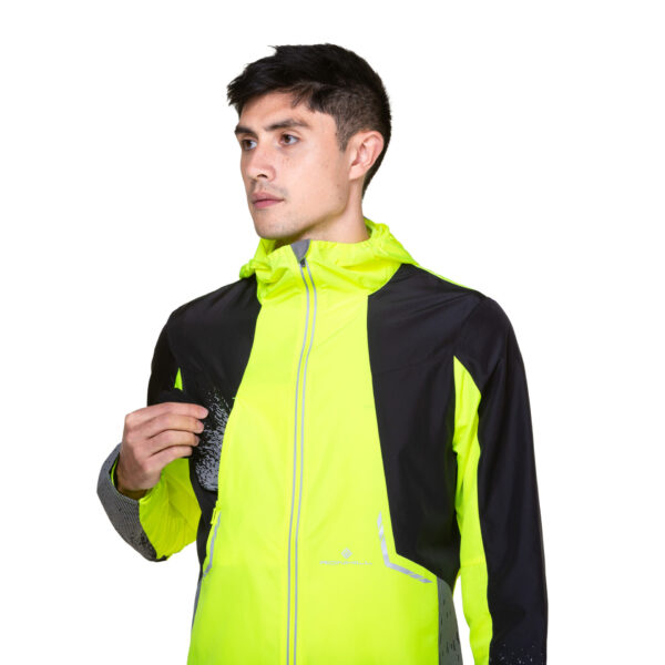 Ronhill Men's Tech Reflect Jacket - FlYellow/Blck/Reflect - Image 7
