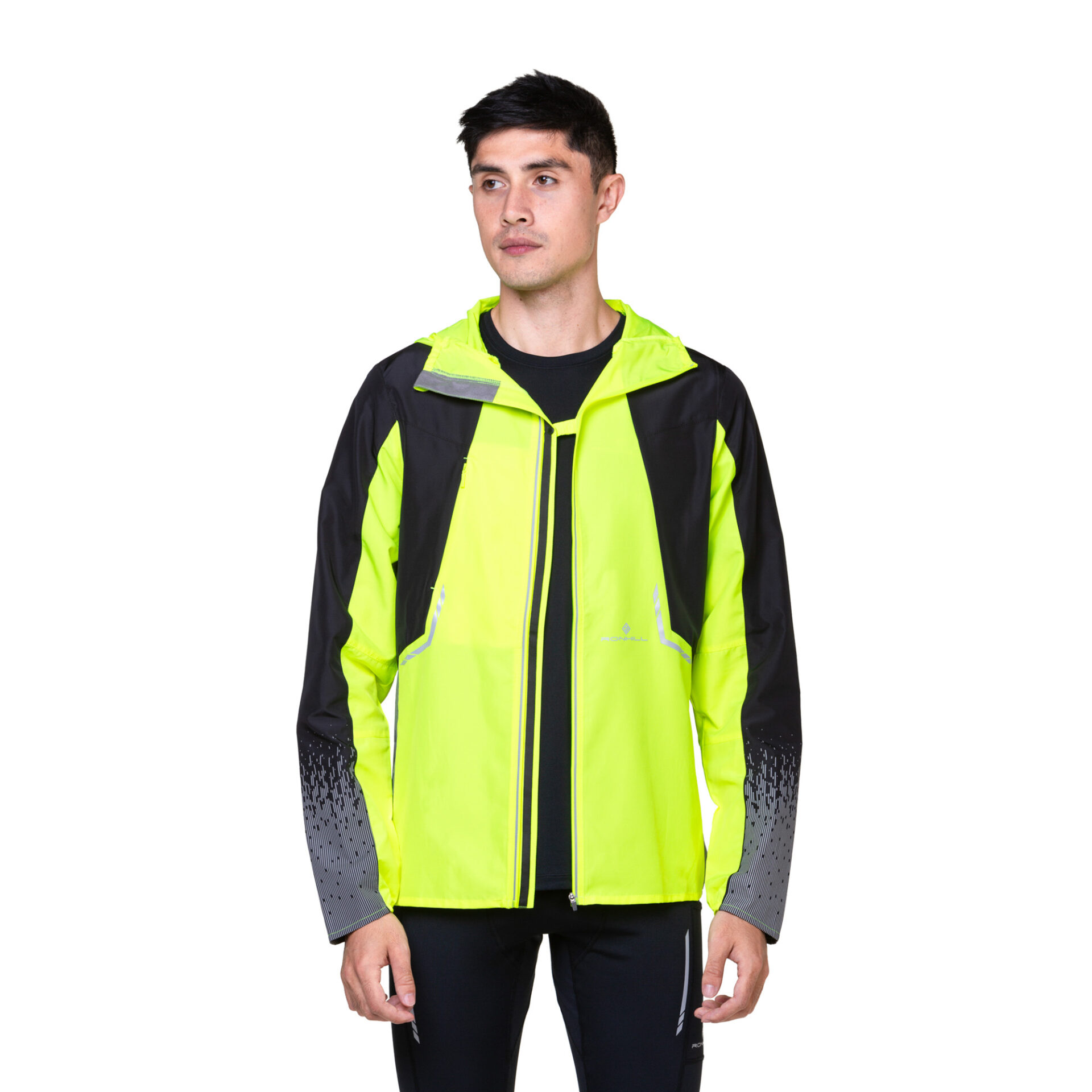 Ronhill Men's Tech Reflect Jacket - FlYellow/Blck/Reflect. - Image 8