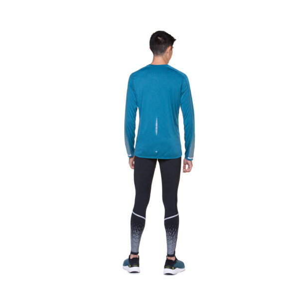 Ronhill Men's Tech Reflect L/S Tee - Deep Teal/Reflect - Image 6
