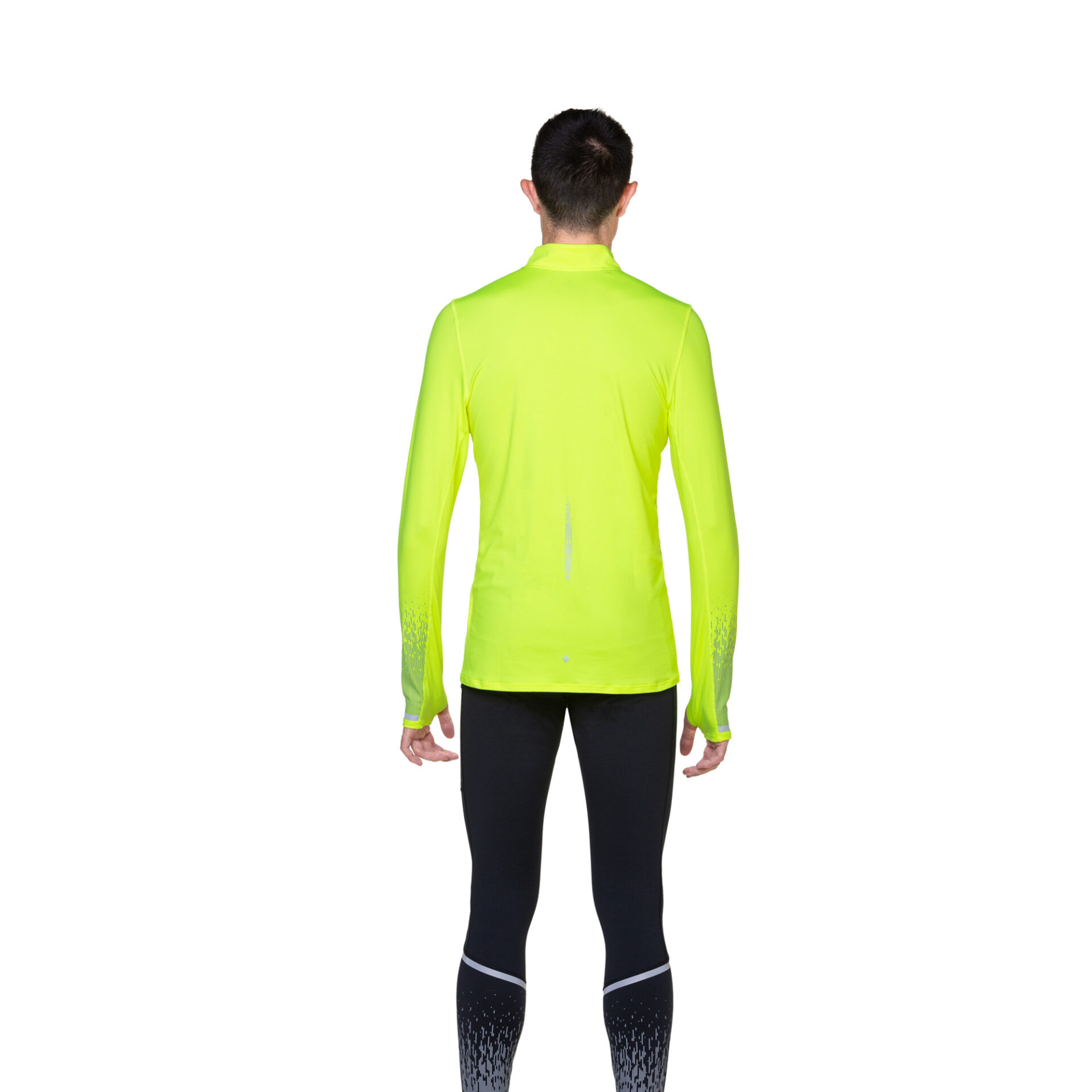 Ronhill Men's Tech Reflect 1/2 Zip - Fluo Yellow/Reflect - Image 2