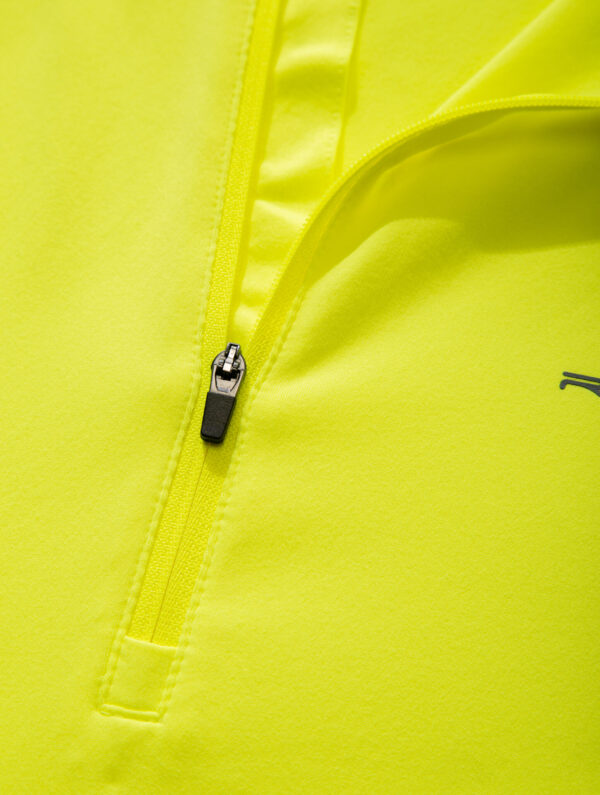 Ronhill Men's Tech Reflect 1/2 Zip - Fluo Yellow/Reflect - Image 6