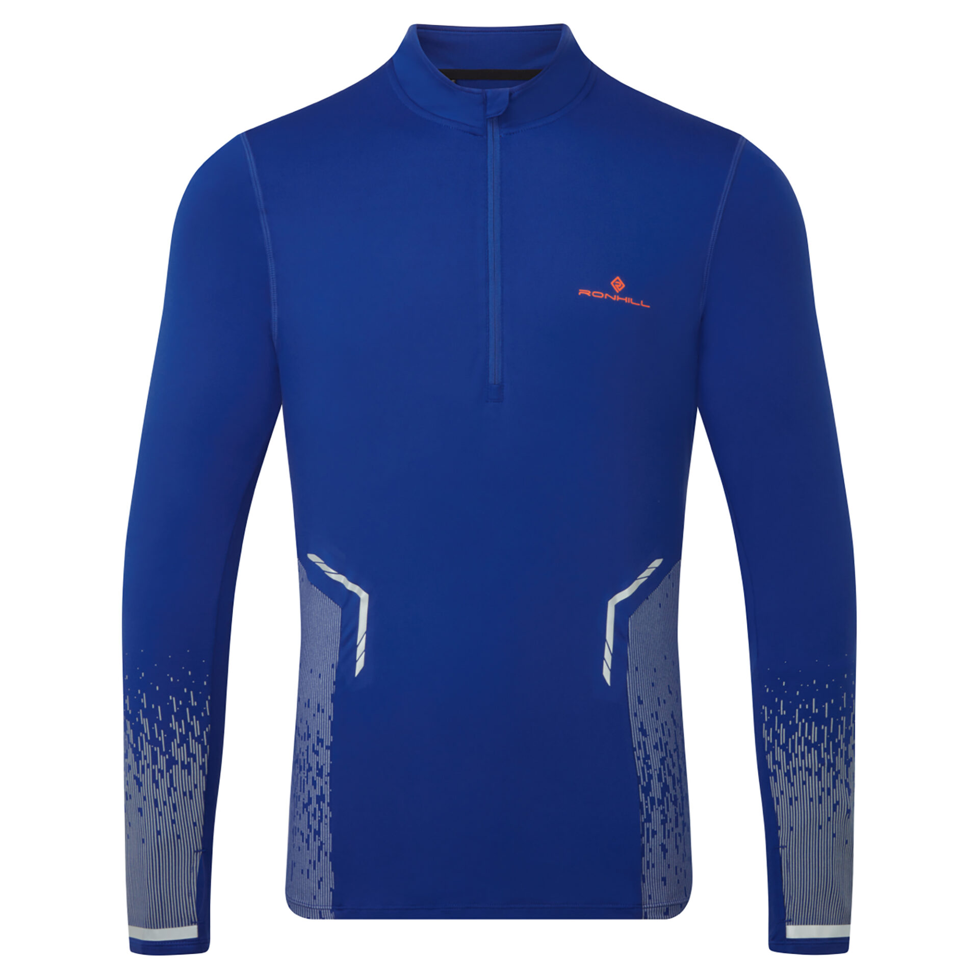 Ronhill Men's Tech Reflect 1/2 Zip - Ocean/Reflect - Image 4