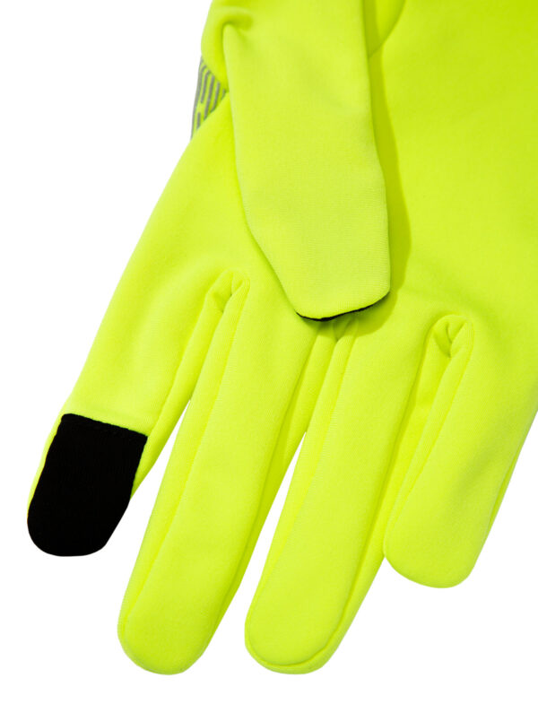 Ronhill Reflect Glove - Fluo Yellow/Reflect - Image 2