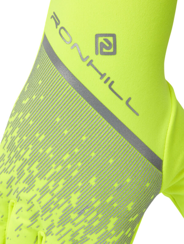Ronhill Reflect Glove - Fluo Yellow/Reflect - Image 3