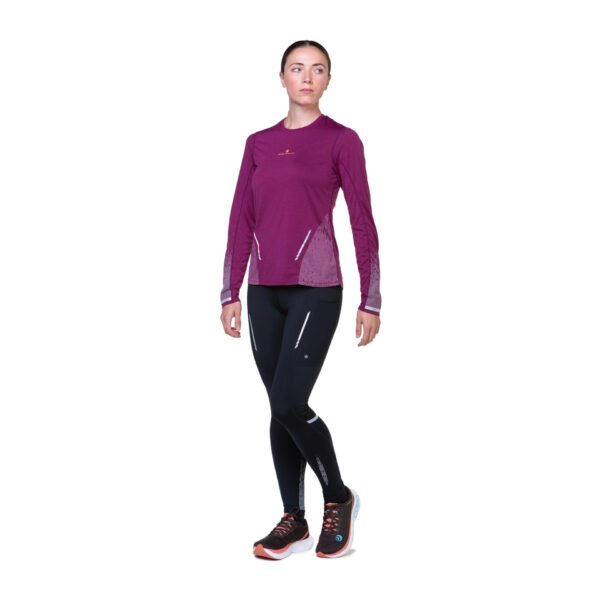 Ronhill Women's Tech Reflect Tight - Black/Reflect - Image 3