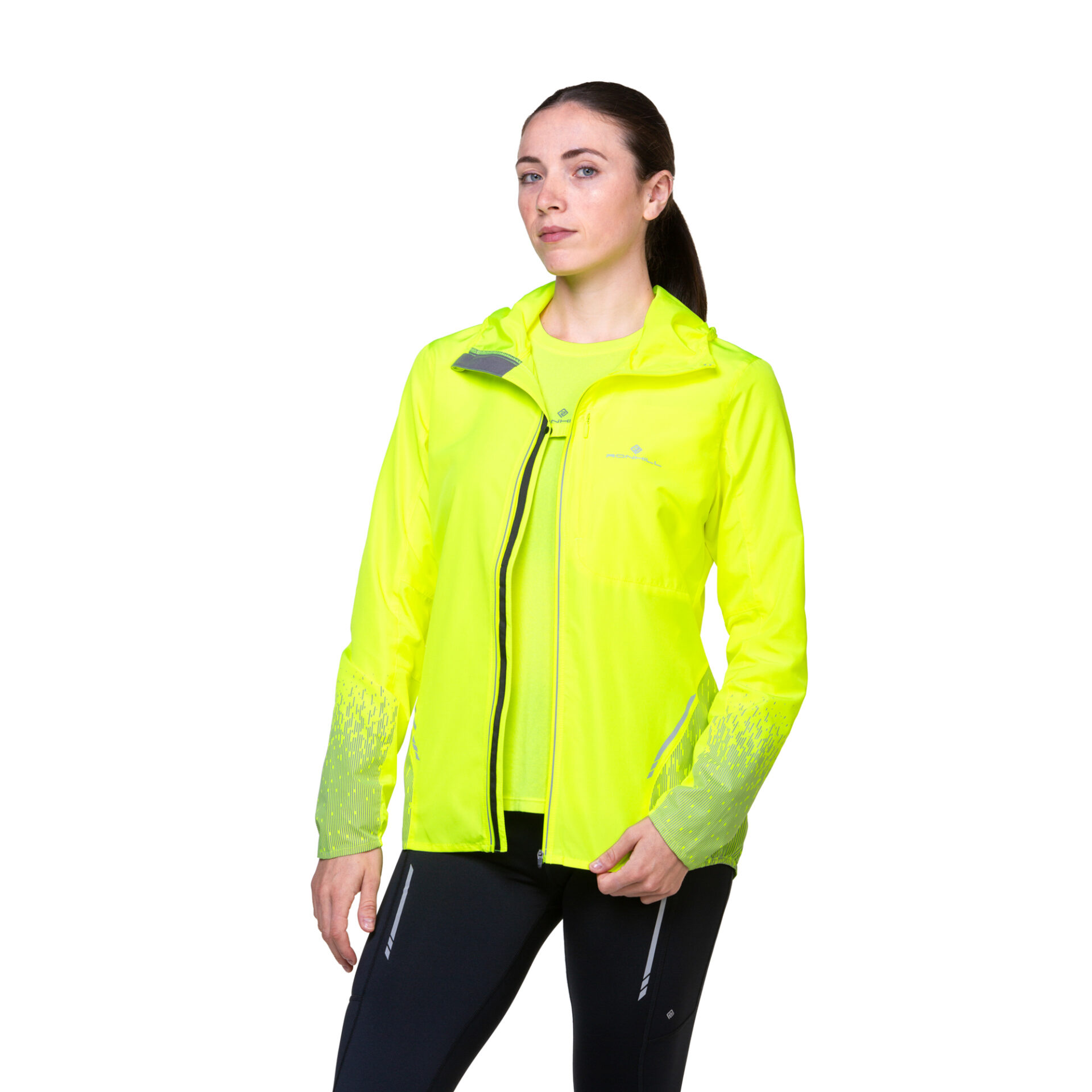 Ronhill Women's Tech Reflect Jacket - Fluo Yellow/Reflect - Image 8