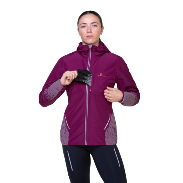 Ronhill Women's Tech Reflect Jacket - Blackcurrant/Reflect - Image 3