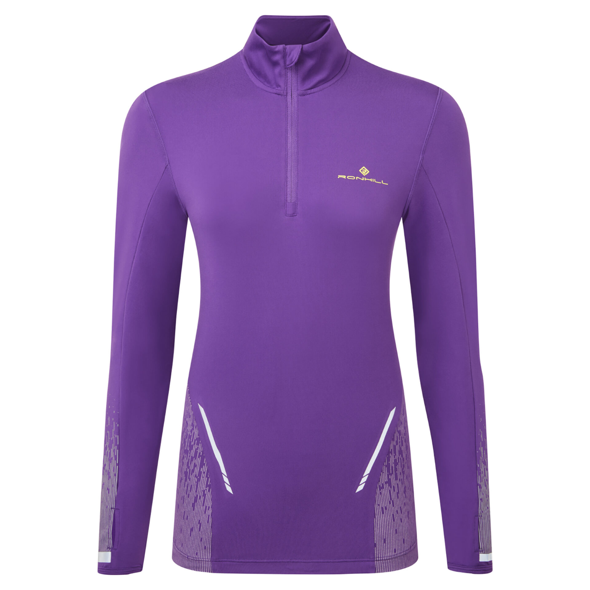 Ronhill Women's Tech Reflect 1/2 Zip - Regal Purple/Reflect