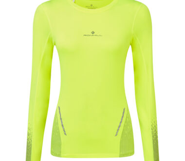 Ronhill Women's Tech Reflect L/S Tee - Fluo Yellow/Reflect