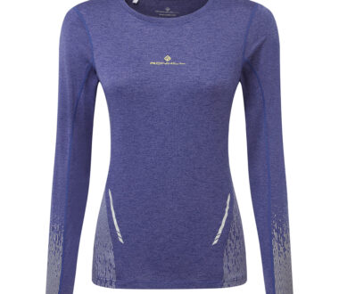 Ronhill Women's Tech Reflect L/S Tee - Deep Ocean/Reflect