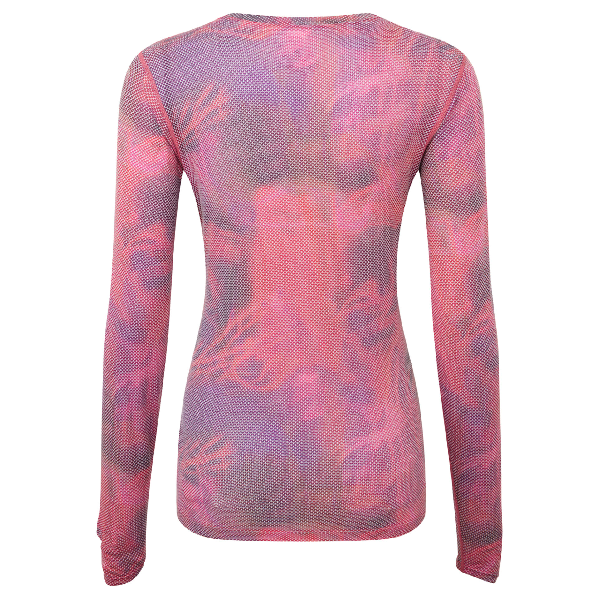 Ronhill Women's Tech Golden Hour L/S Tee - Salsa Illuminations - Image 2