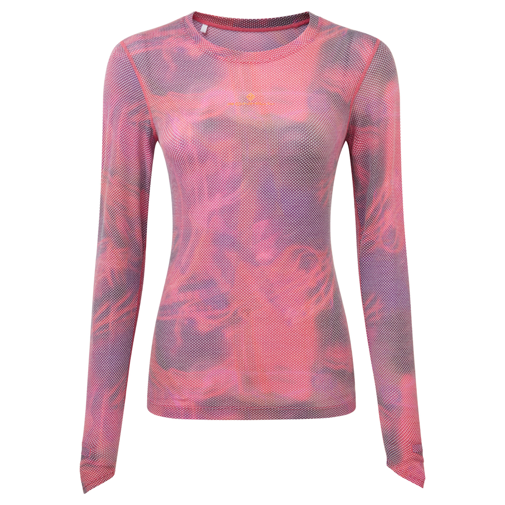 Ronhill Women's Tech Golden Hour L/S Tee - Salsa Illuminations