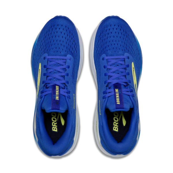 Brooks Men's Adrenaline GTS 24 - Cobalt/Neo Yellow/Peacoat - Image 5