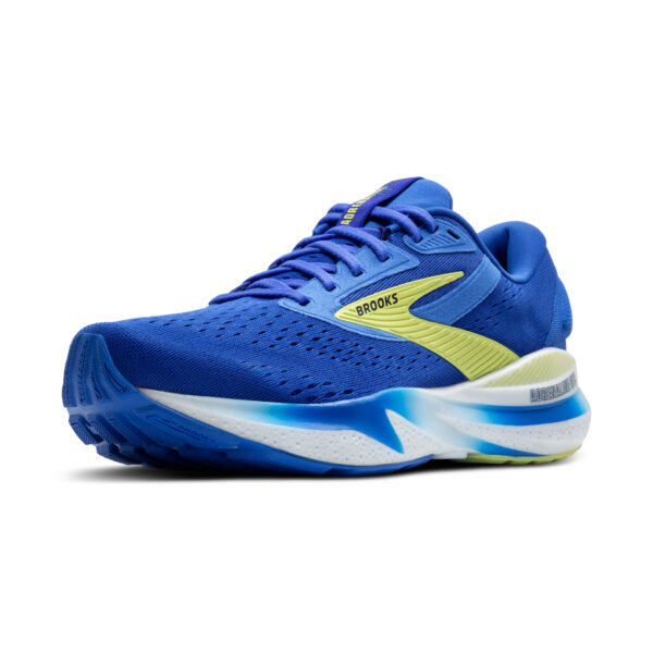 Brooks Men's Adrenaline GTS 24 - Cobalt/Neo Yellow/Peacoat - Image 4