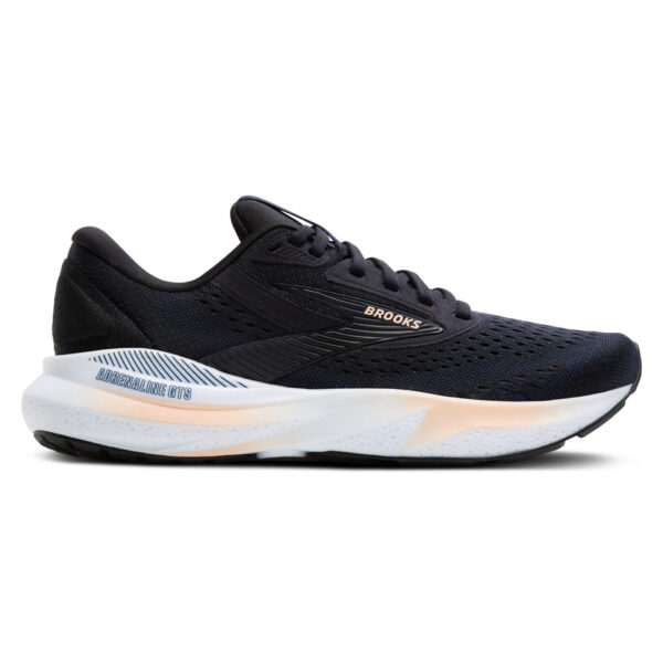 Brooks Women's Adrenaline GTS 24 - Black/Peach/Peacoat
