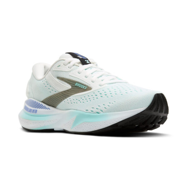 Brooks Women's Adrenaline GTS 24 - White/Limpet Shell/Amparo - Image 3