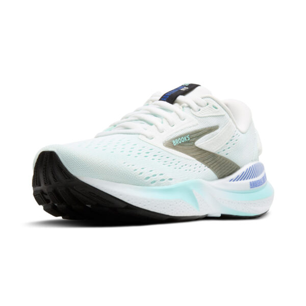 Brooks Women's Adrenaline GTS 24 - White/Limpet Shell/Amparo - Image 4