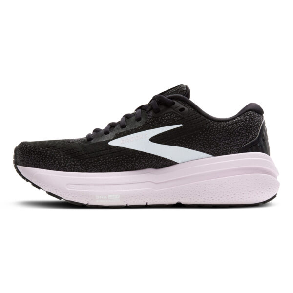 Brooks Women's Ghost Max 2 - Black/White/Orchid Ice - Image 2