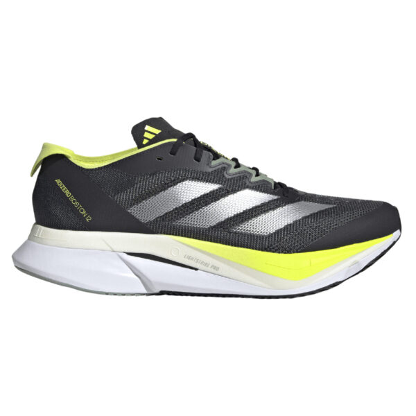 Adidas Men's Adizero Boston 12 - Aurora Ink/Silver Metallic/Pulse Lime