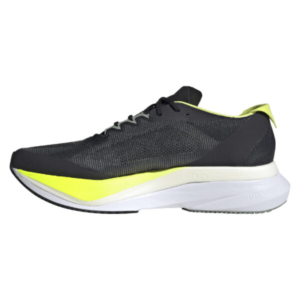 Adidas Men's Adizero Boston 12 - Aurora Ink/Silver Metallic/Pulse Lime - Image 2