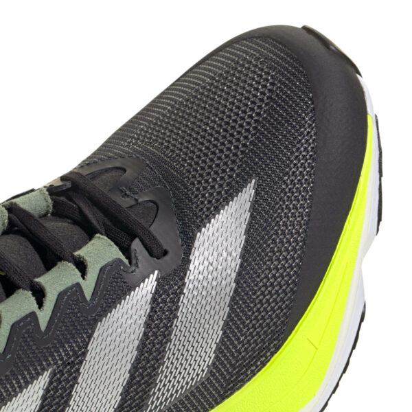 Adidas Men's Adizero Boston 12 - Aurora Ink/Silver Metallic/Pulse Lime - Image 7