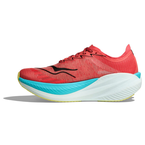 Hoka Women's Mach X 2 - Grapefruit/Electric Coral - Image 2