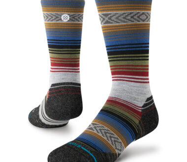 Stance Light Wool Crew - Black Red