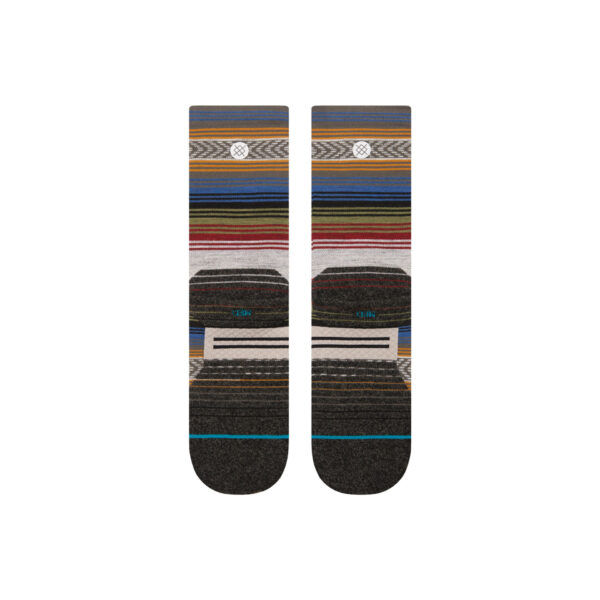Stance Light Wool Crew - Black Red - Image 3