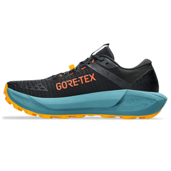 Asics Men's Gel-Trabuco 13 GTX - Black/Atlantis Blue - Image 2