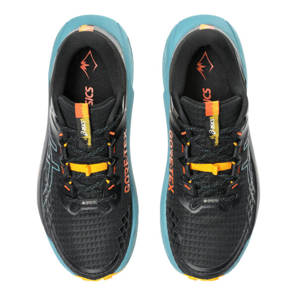 Asics Men's Gel-Trabuco 13 GTX - Black/Atlantis Blue - Image 6