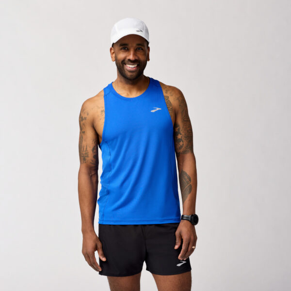 Brooks Men's  Atmosphere Singlet 3.0 - Neo Blue
