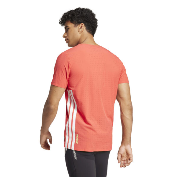 Adidas Men's Adizero T-Shirt - Semi Lucid Red - Image 2