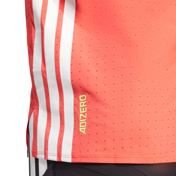 Adidas Men's Adizero T-Shirt - Semi Lucid Red - Image 5