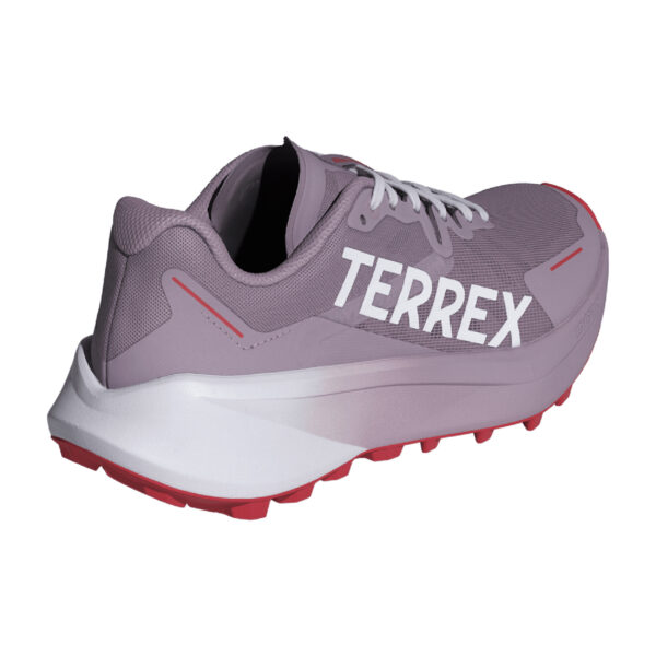 adidas Women's Terrex Agravic 3 - Preloved Fig/Ftwr White/Pure Ruby - Image 4