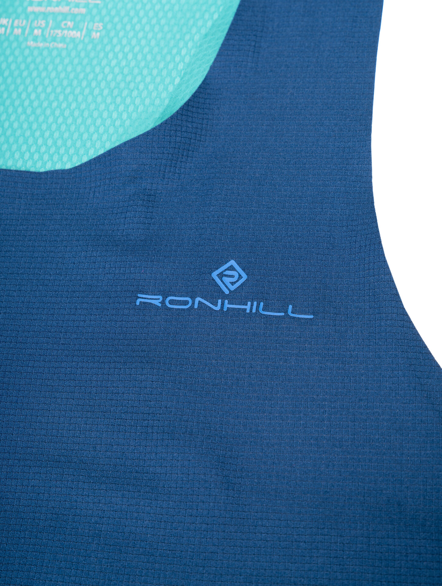 Ronhill Men's Tech Race Vest - Navy/Deep Laguna - Image 9