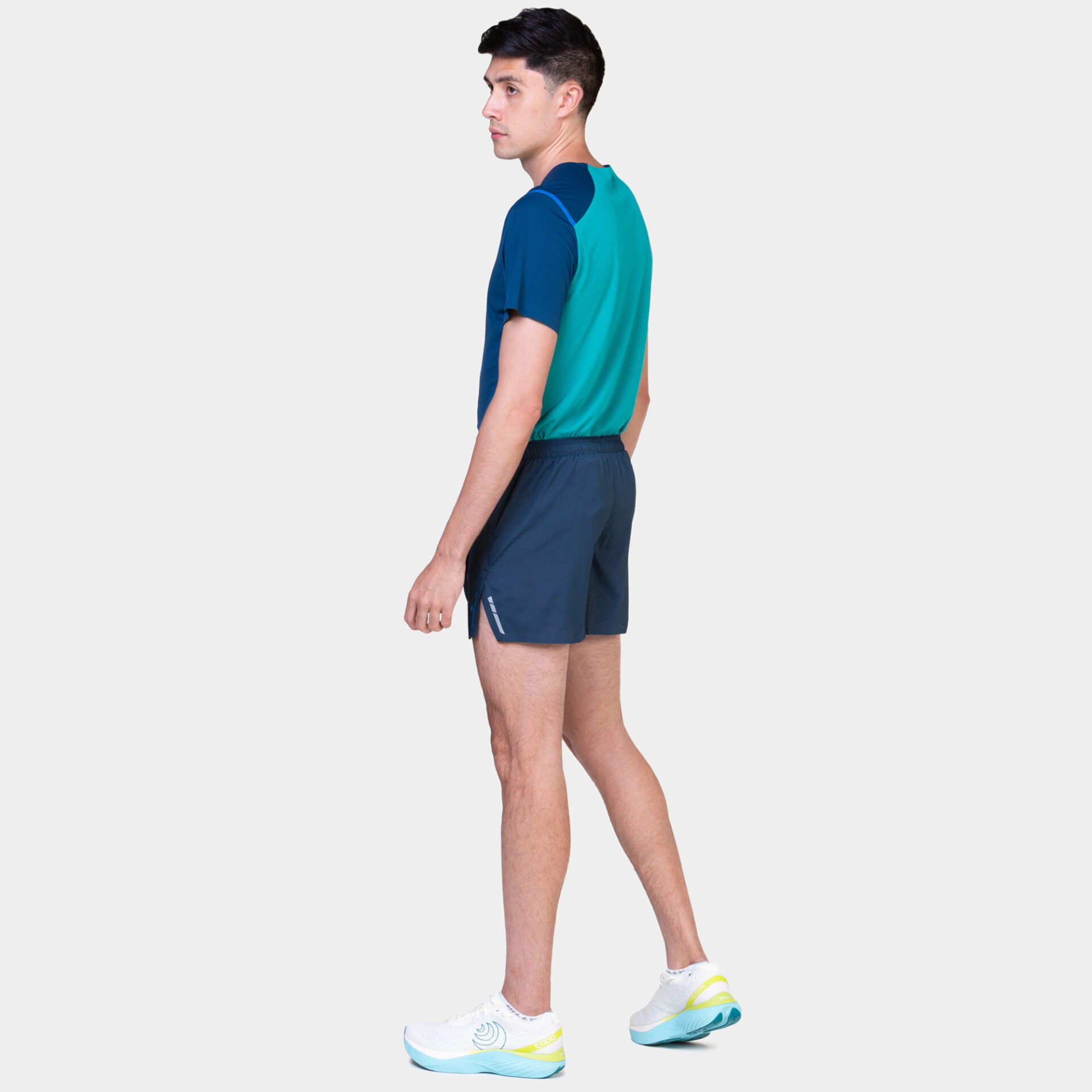 Ronhill Men's Tech Race S/S Tee - Navy/Deep Laguna - Image 4