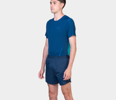 Ronhill Men's Tech Race S/S Tee - Navy/Deep Laguna