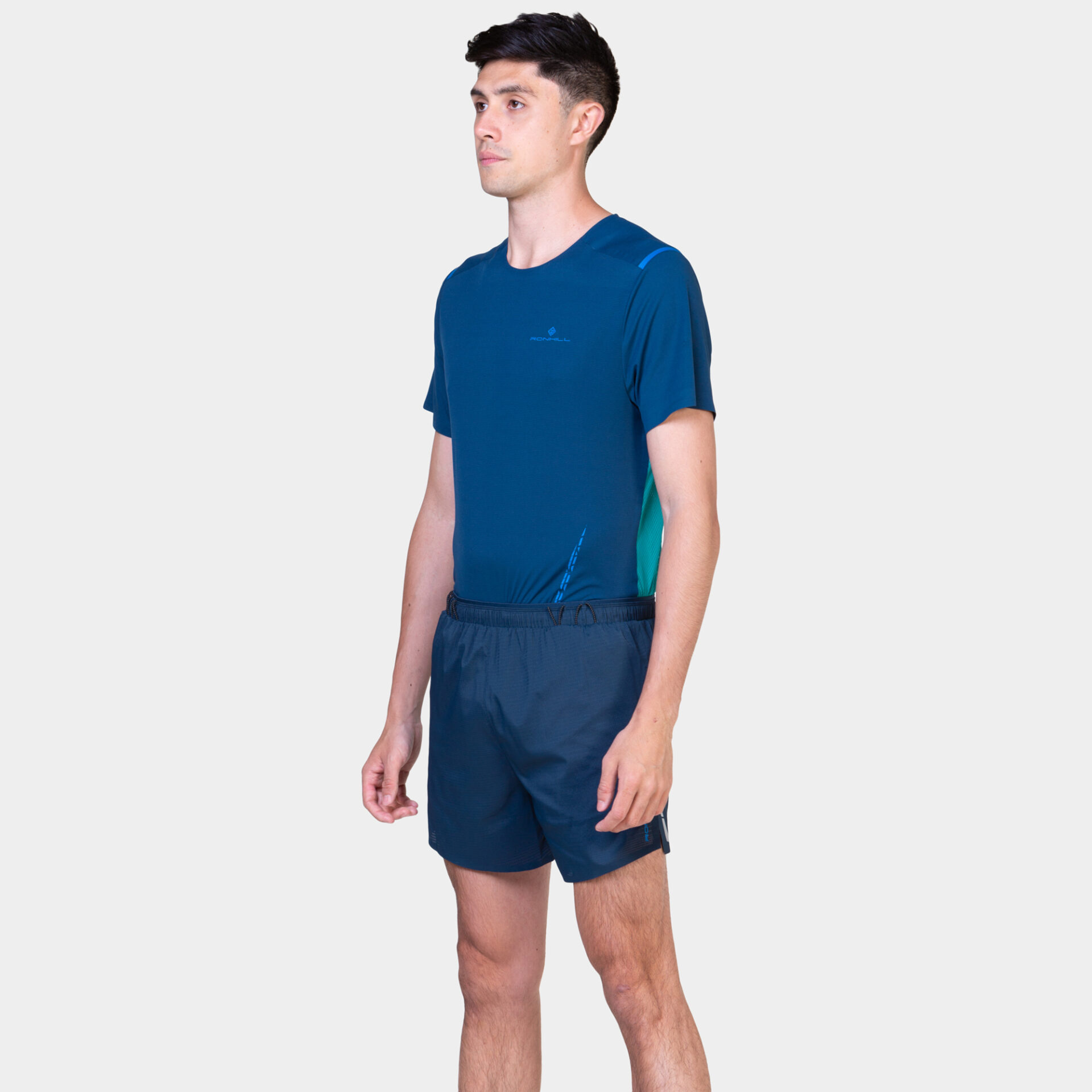 Ronhill Men's Tech Race S/S Tee - Navy/Deep Laguna