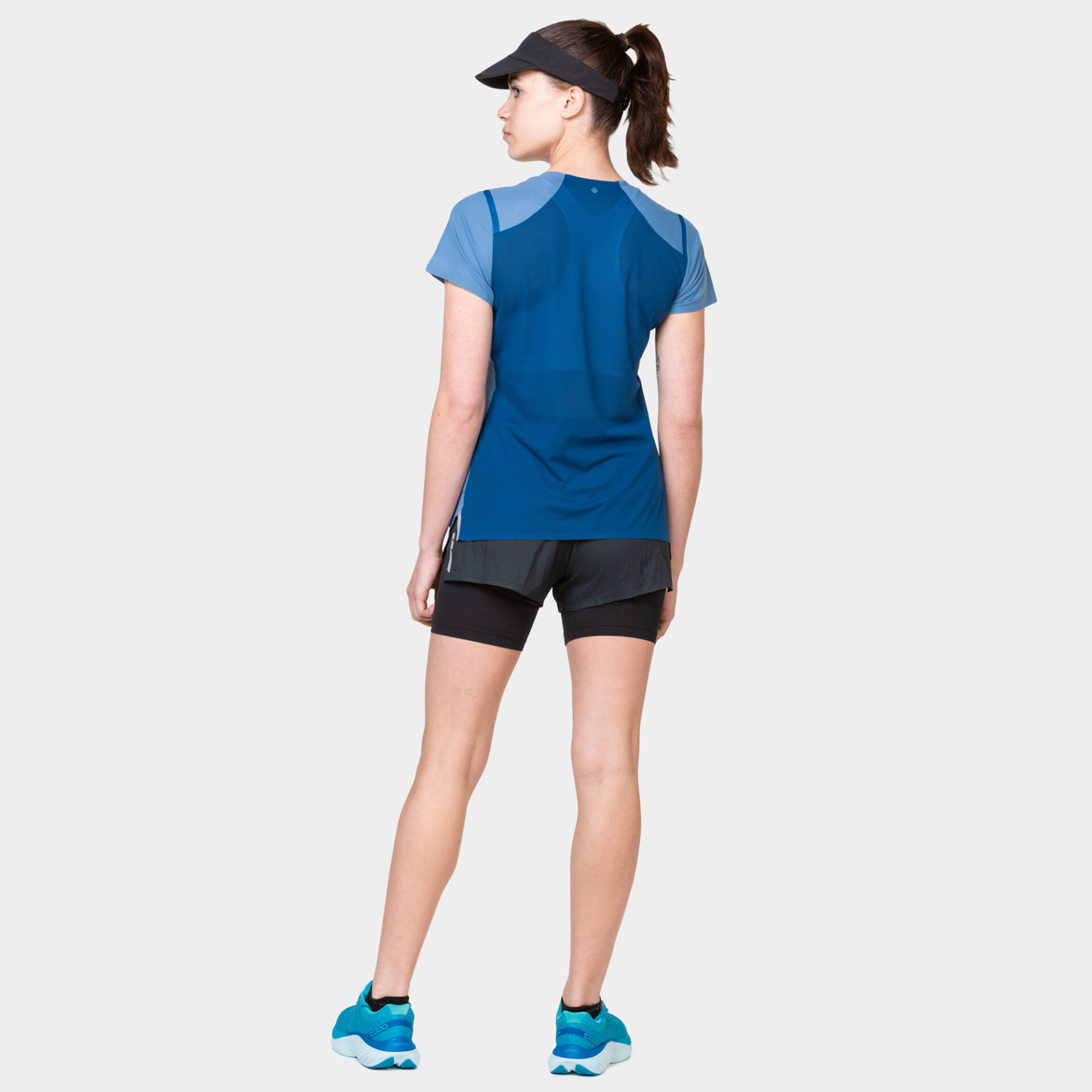 Ronhill Women's Tech Race S/S Tee - Island/Tidal - Image 3