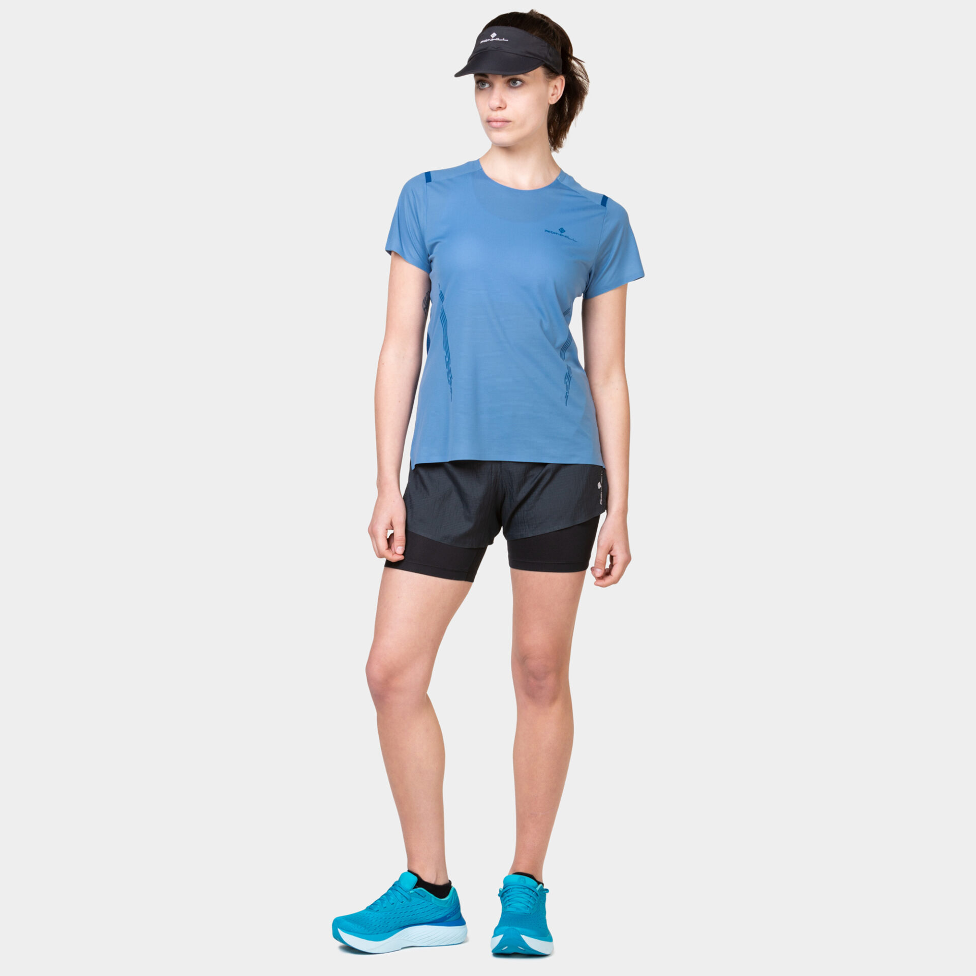 Ronhill Women's Tech Race S/S Tee - Island/Tidal - Image 2