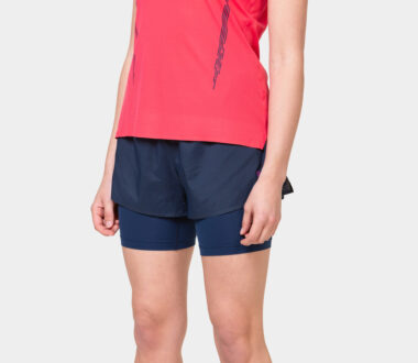 Ronhill Women's Tech Race Twin Short - Dark Navy/Razzmatazz