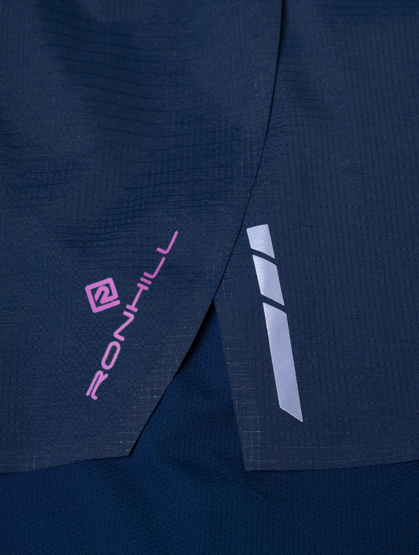 Ronhill Women's Tech Race Twin Short - Dark Navy/Razzmatazz - Image 6