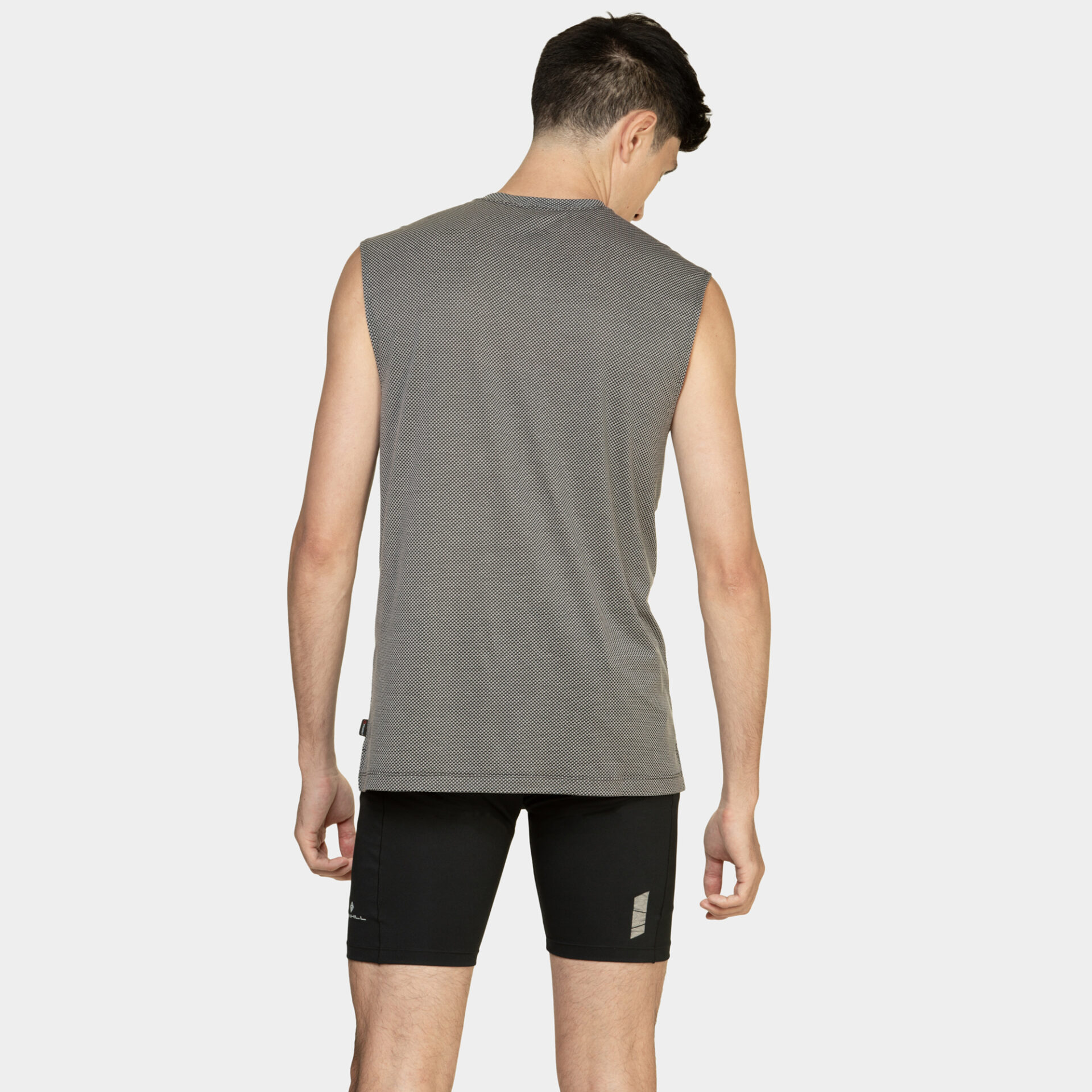 Ronhill Men's Tech Golden Hour Tank - Black Matrix - Image 4