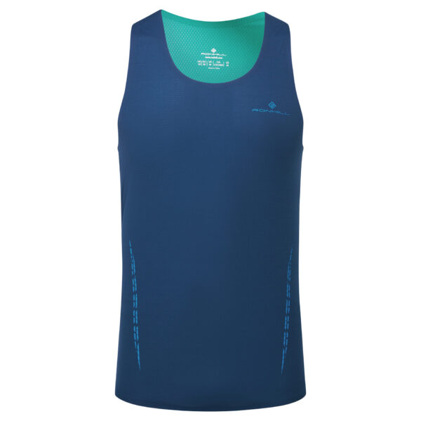 Ronhill Men's Tech Race Vest - Navy/Deep Laguna - Image 5