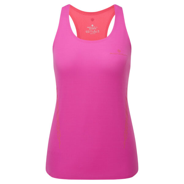 Ronhill Women's Tech Race Vest - Razzmatazz/Sunset - Image 7