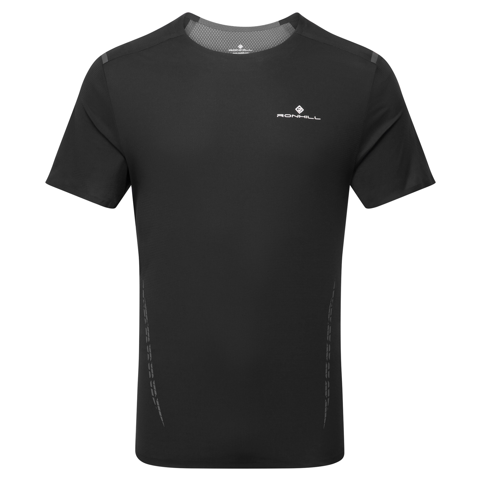 Ronhill Men's Tech Race S/S Tee - Black/Artemis - Image 4