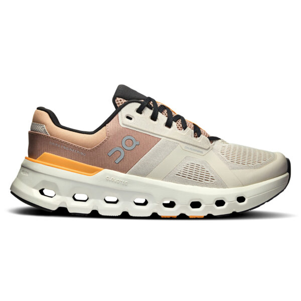 On Women's Cloudrunner 2 - Pearl/Tangerine