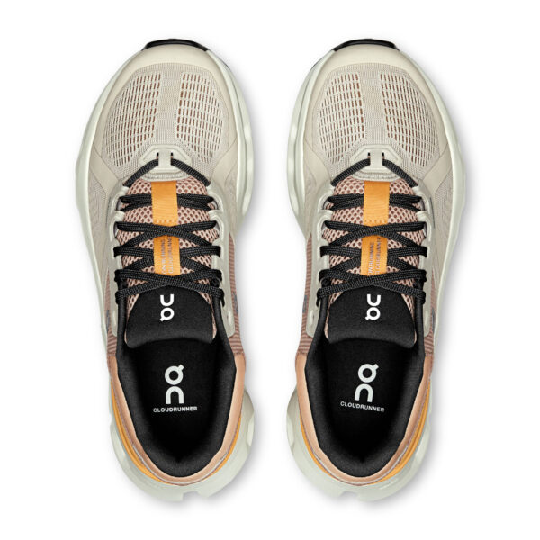 On Women's Cloudrunner 2 - Pearl/Tangerine - Image 4