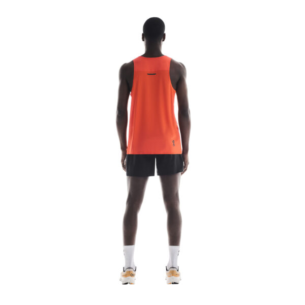 On Men's Performance Tank - Flame - Image 3