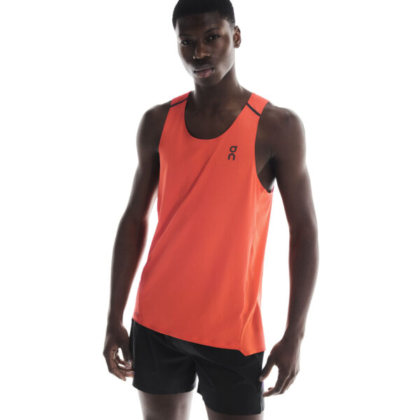 On Men's Performance Tank - Flame - Image 4